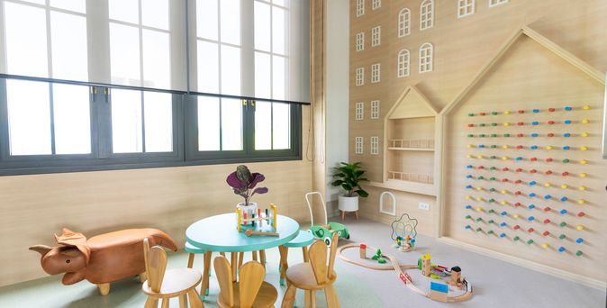 Kinderspielecke in einem Clubhotel