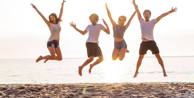 Pärchen am Strand