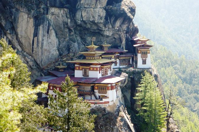 Paro - das Kloster Taktsang (Tigernest)