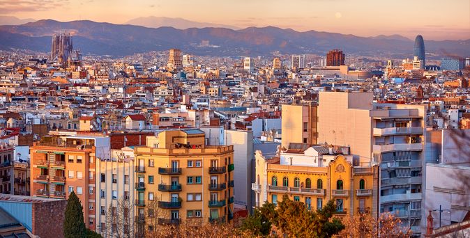 Barcelona von oben