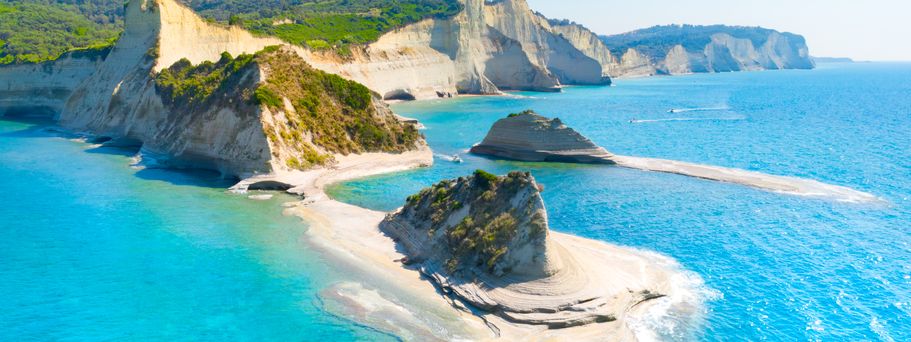 Korfu weisser Strand