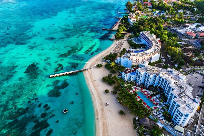 Hotels mit direktem Strandzugang von oben