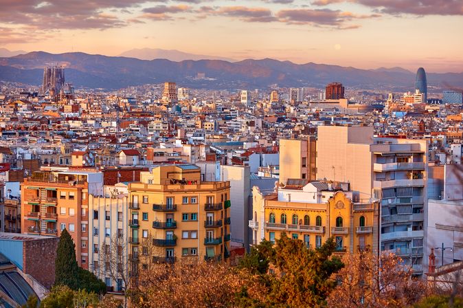 Barcelona von oben