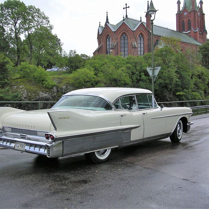amerikanischer Oldtimer in Schweden