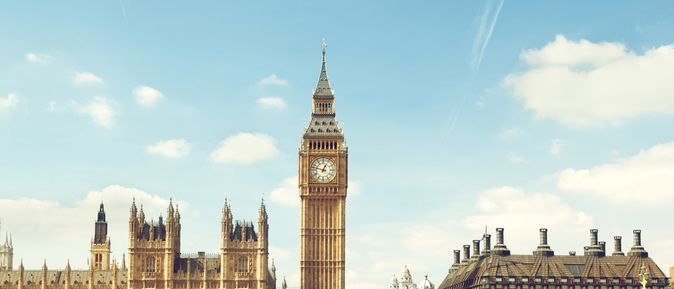 Die Themse mit dem Big Ben in London 